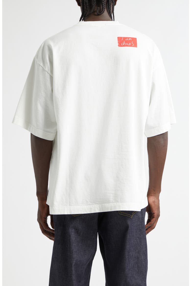Oversize Cotton Graphic T-Shirt, Alternate, color, WHITE