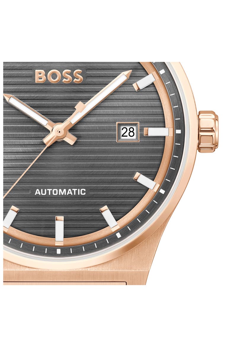 Candor Automatic Bracelet Watch, 41mm, Alternate, color, GRAY DIAL