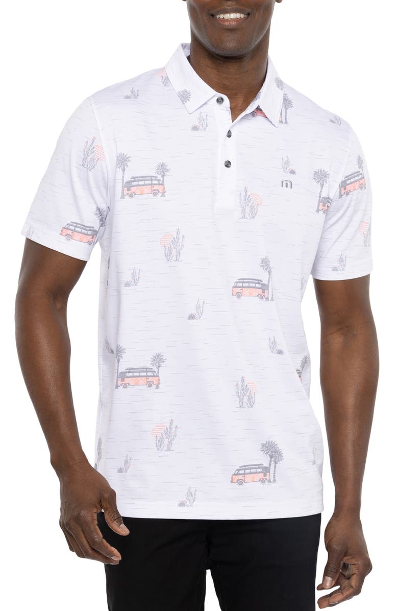TravisMathew Four Wheeling Piqué Polo, Main, color,