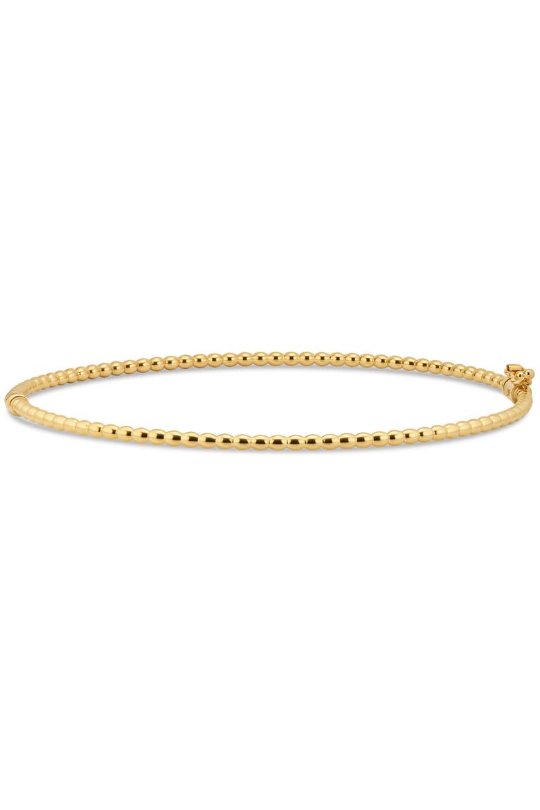 Beaded Ball Bangle Bracelet in 14K Gold, Main, color, Yellow Gold