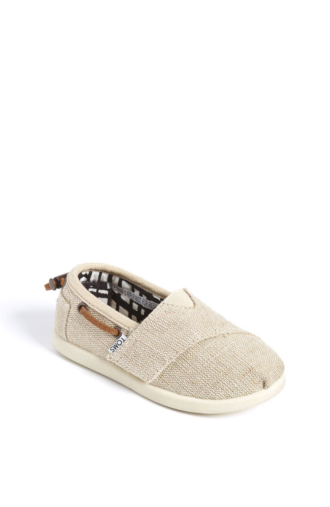 TOMS 'Bimini - Tiny' Burlap Slip-On, Main, color, 