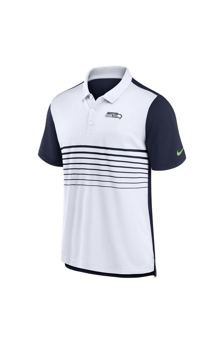 Nike Men's Nike College Navy/White Seattle Seahawks Fashion Performance Polo, Alternate, color, Navy