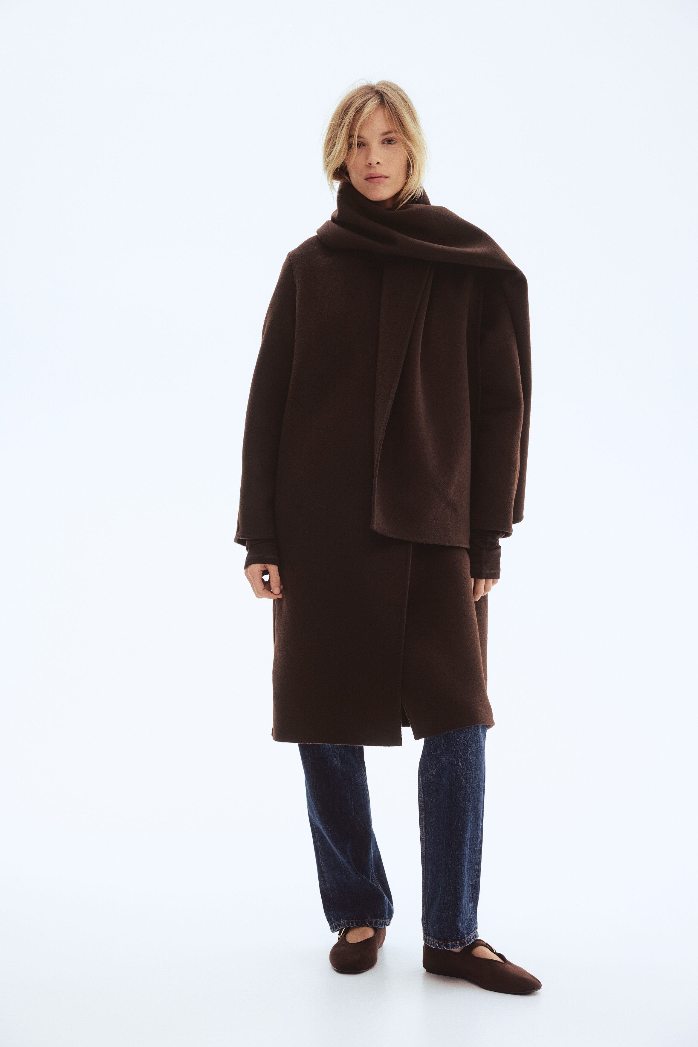 Handmade Wool-blend Coat - image 2
