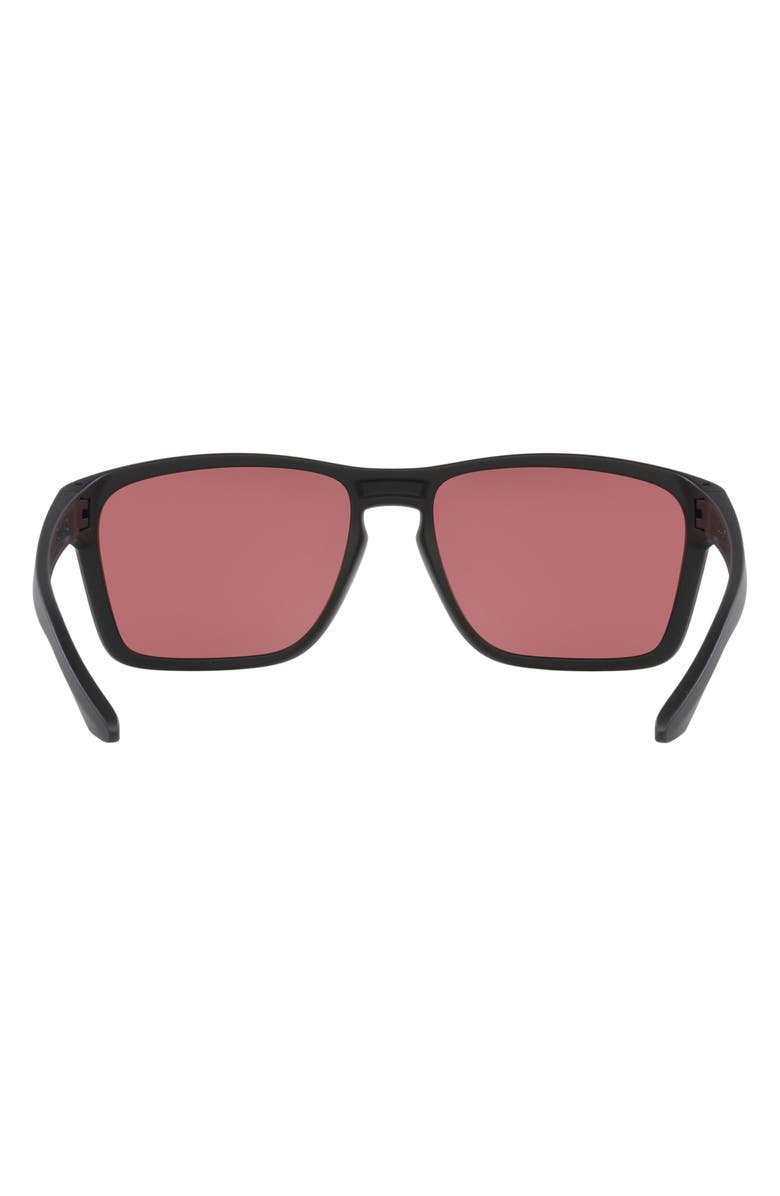 Oakley Sylas 60mm Prizm<sup>™</sup> Rectangular Sunglasses, Alternate, color, Matte Black