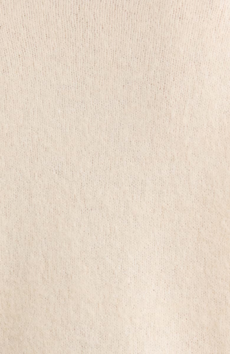 Marine Layer Suri Alpaca Blend Funnel Neck Sweater, Alternate, color, Cream