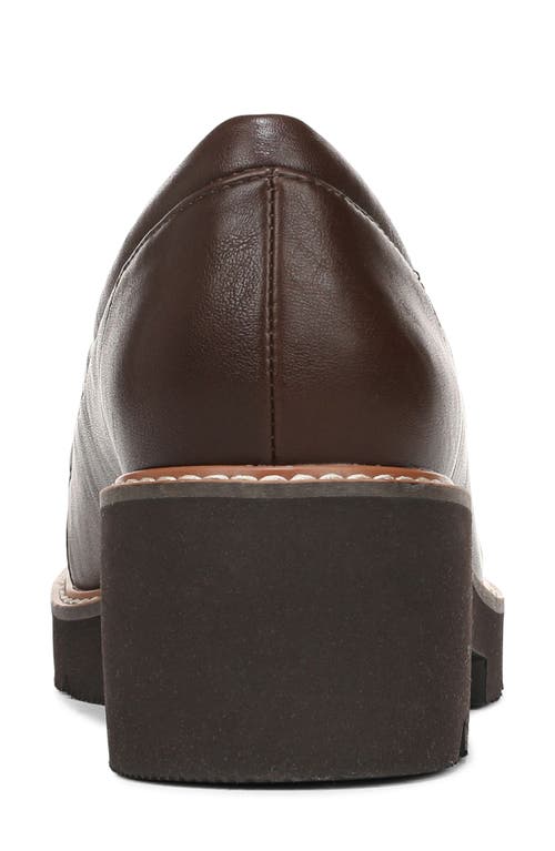 Naturalizer Wide Width Committed Platform Loafer In Brown