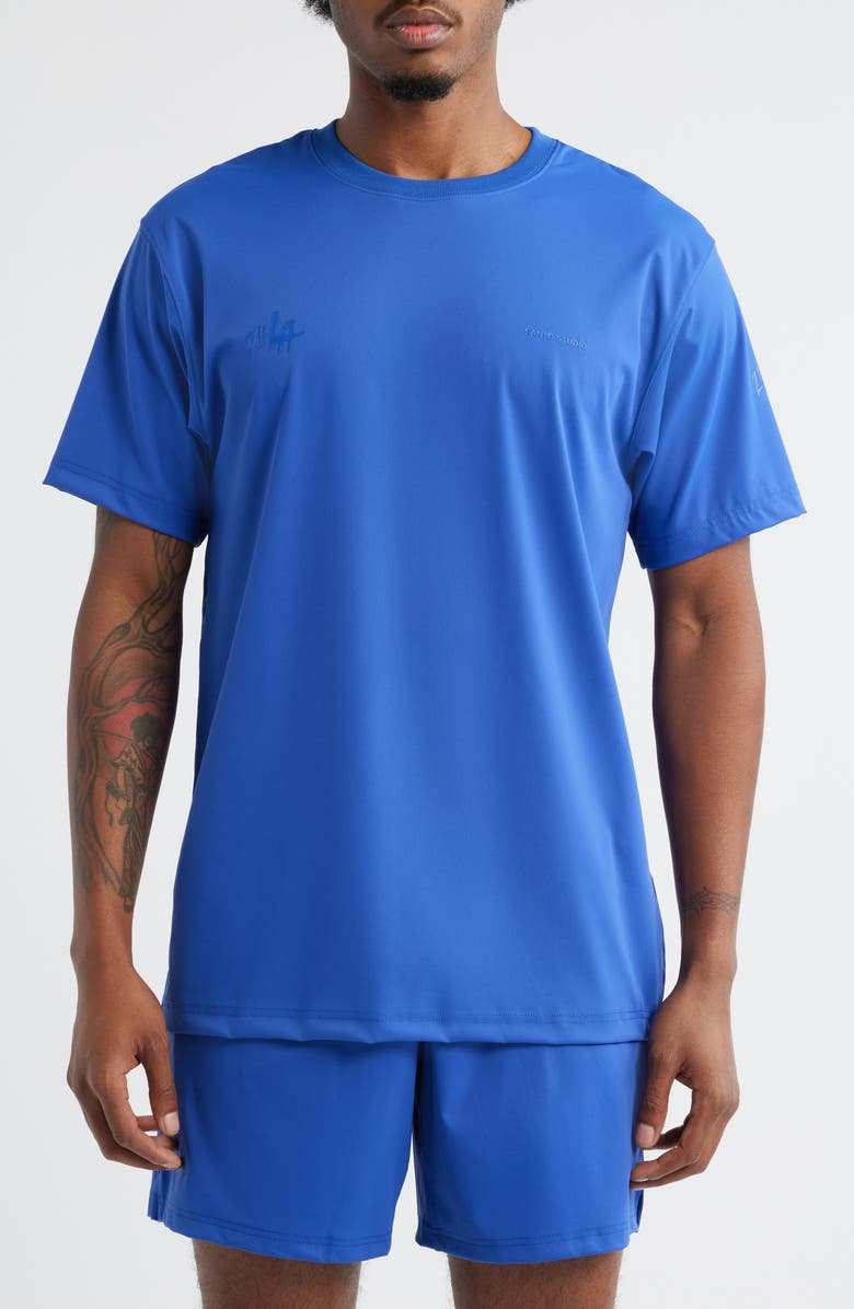 SANTO STUDIO Blake Snell Tempo Lite T-Shirt, Main, color, Recovery Blue
