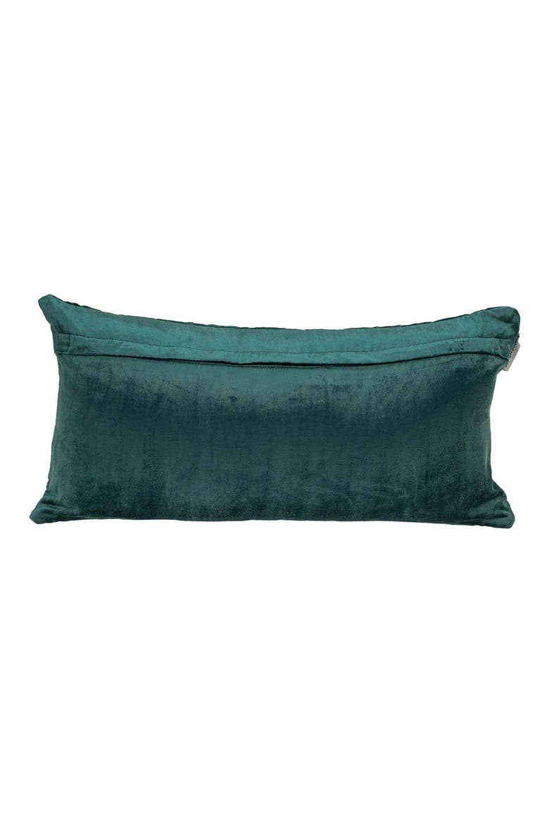 Sora Quilted Throw Pillow, Alternate, color, TEAL