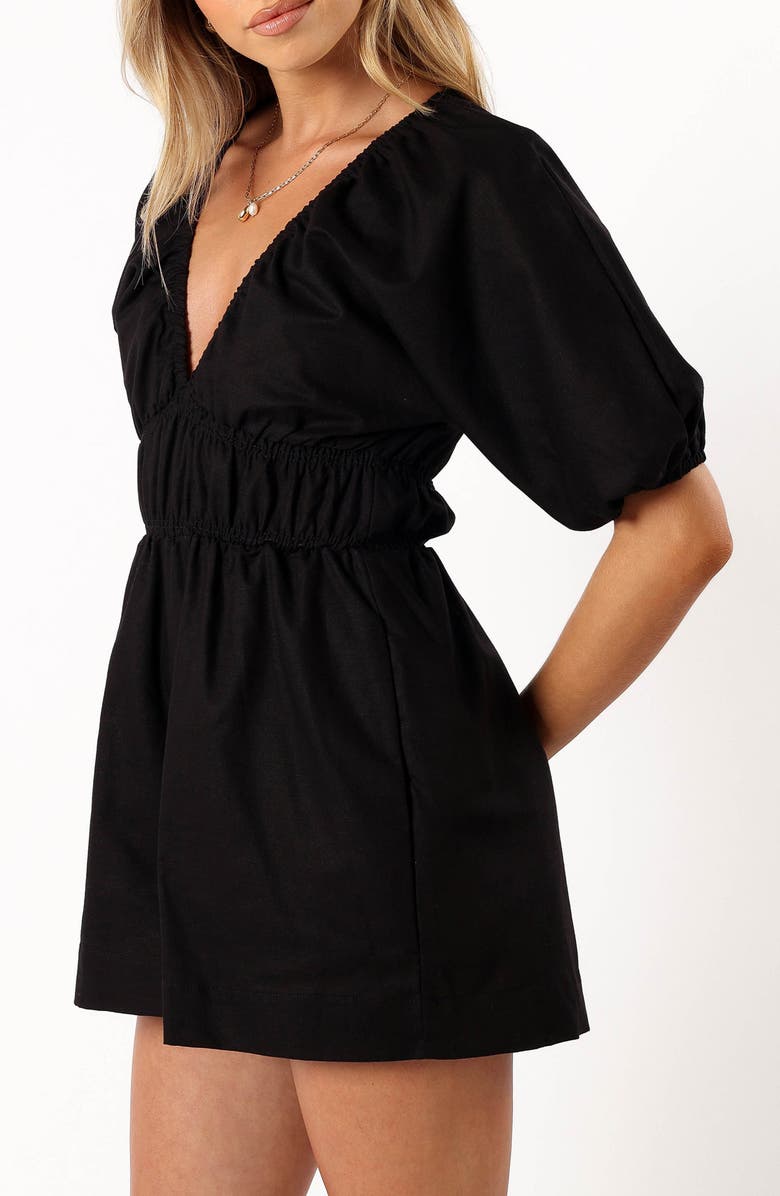 Petal & Pup Kaia Puff Sleeve Romper, Alternate, color, 