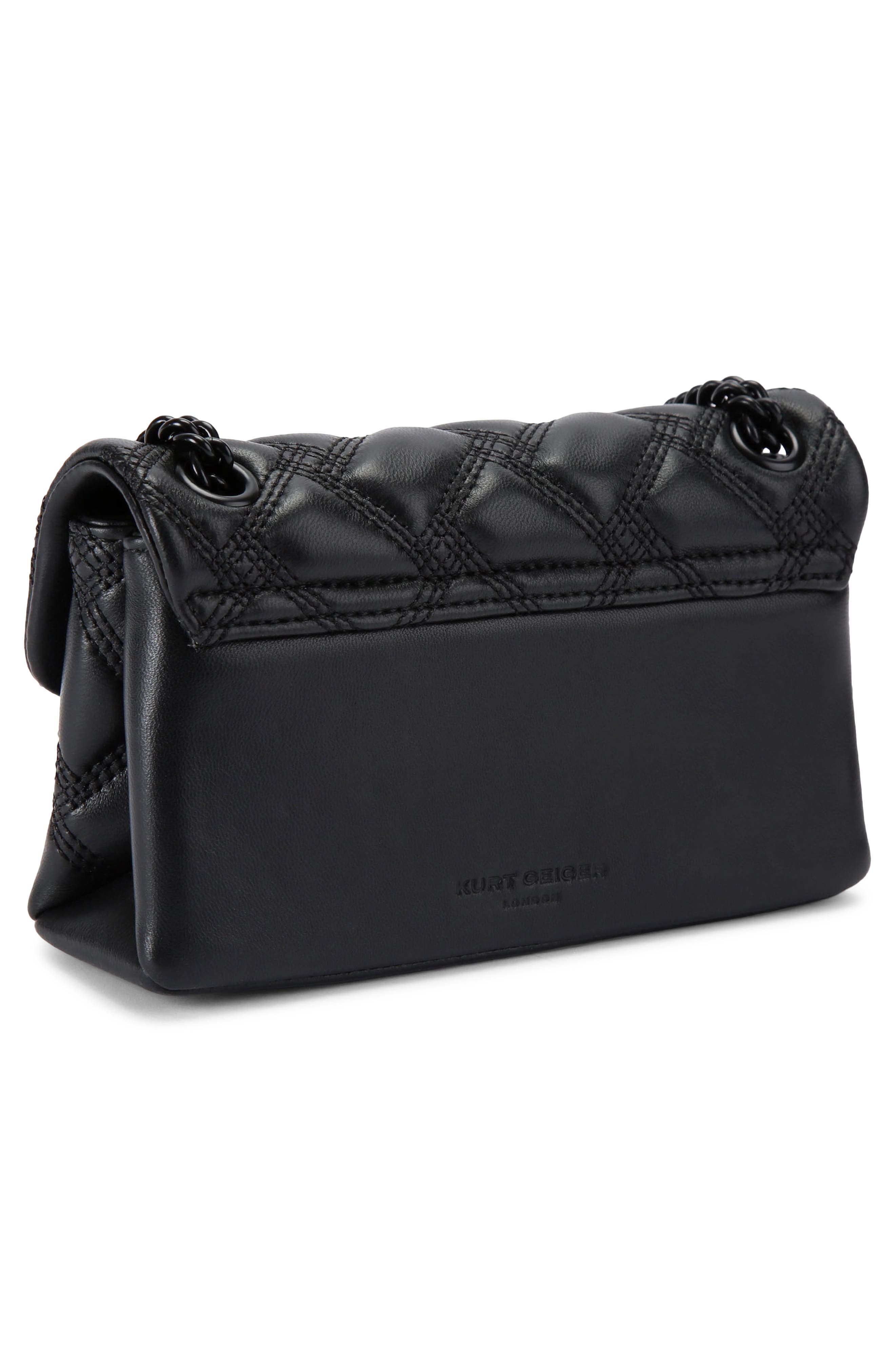 Kurt Geiger London Kensington 17 Convertible Shoulder Bag, Alternate, color, Black