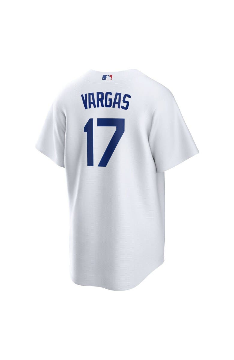 Nike Men's Nike Miguel Vargas White Los Angeles Dodgers Replica Player Jersey, Alternate, color, 