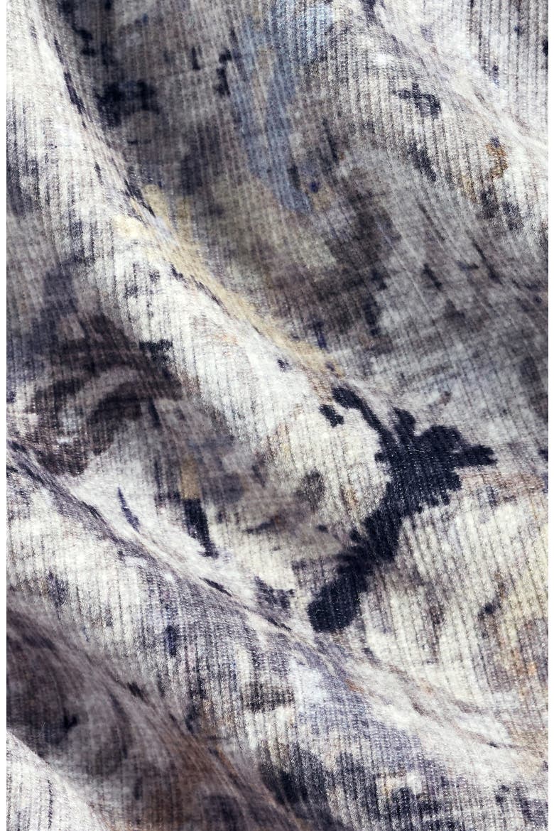 Botanical Corduroy Sport Shirt, Alternate, color, CHARCOAL/ MULTI