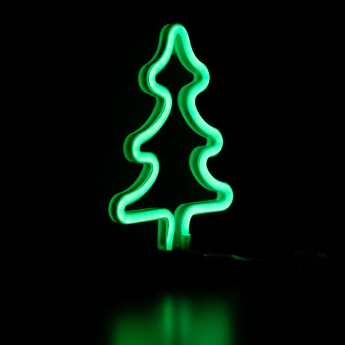 Northlight Led Christmas Tree Neon Lighted Decoration In Green