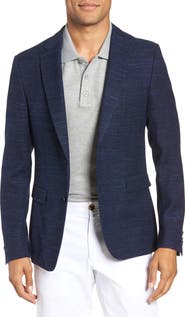 BOSS Nobis Trim Fit Wool Blend Blazer