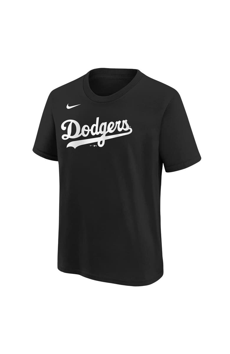 Nike Youth Nike Shohei Ohtani Black Los Angeles Dodgers Name & Number T-Shirt, Alternate, color, Black