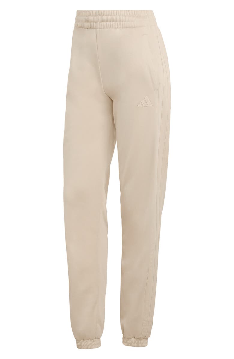 adidas Dayready 3-Stripes Track Pants, Alternate, color, Crystal Linen