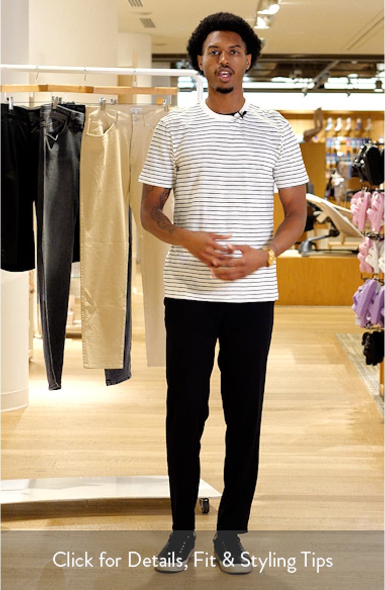 Stripe Crewneck T-Shirt, sales video thumbnail