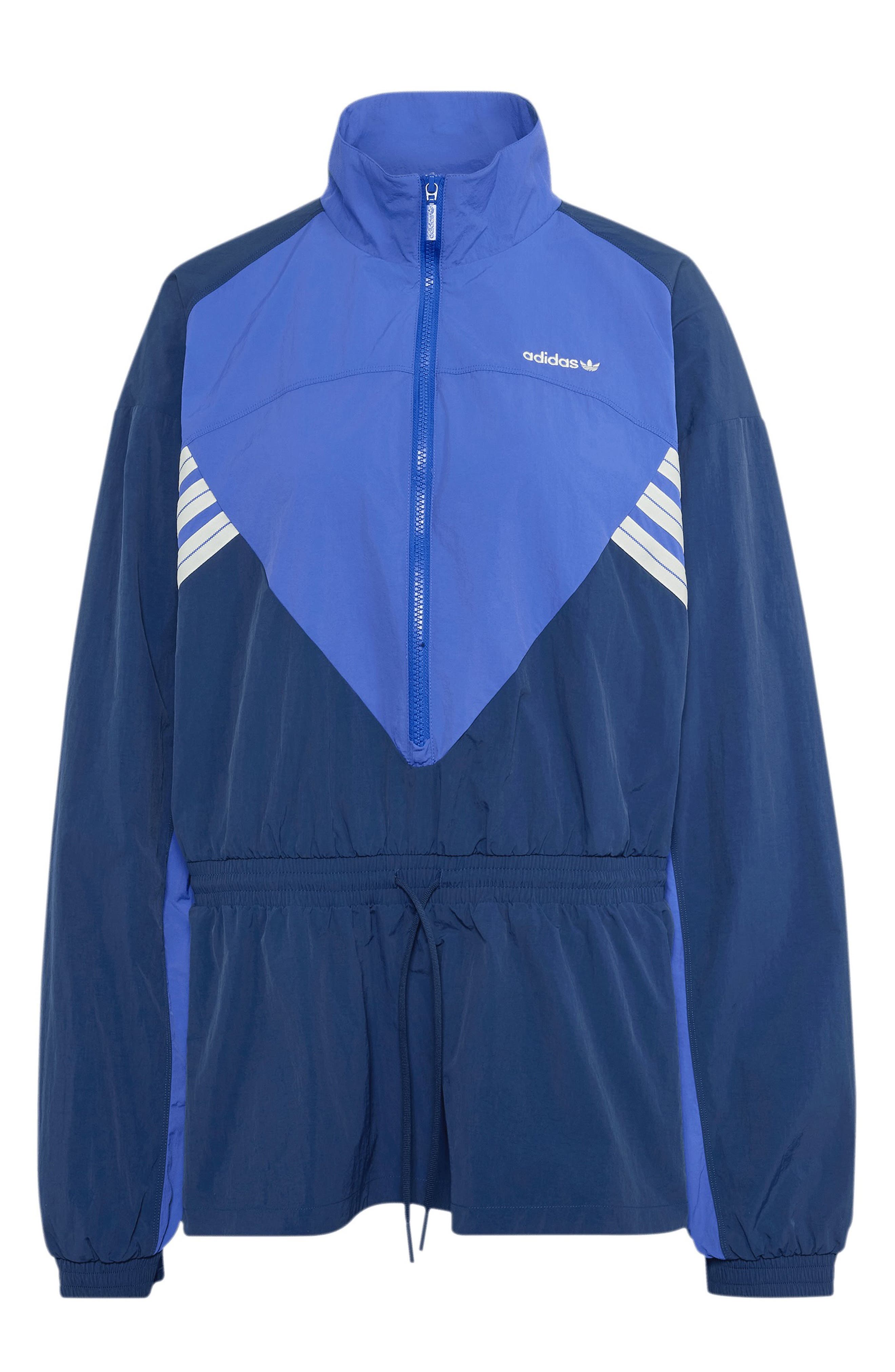 adidas Originals Munich 93 Oversize Colorblock Half Zip Jacket (Women ...