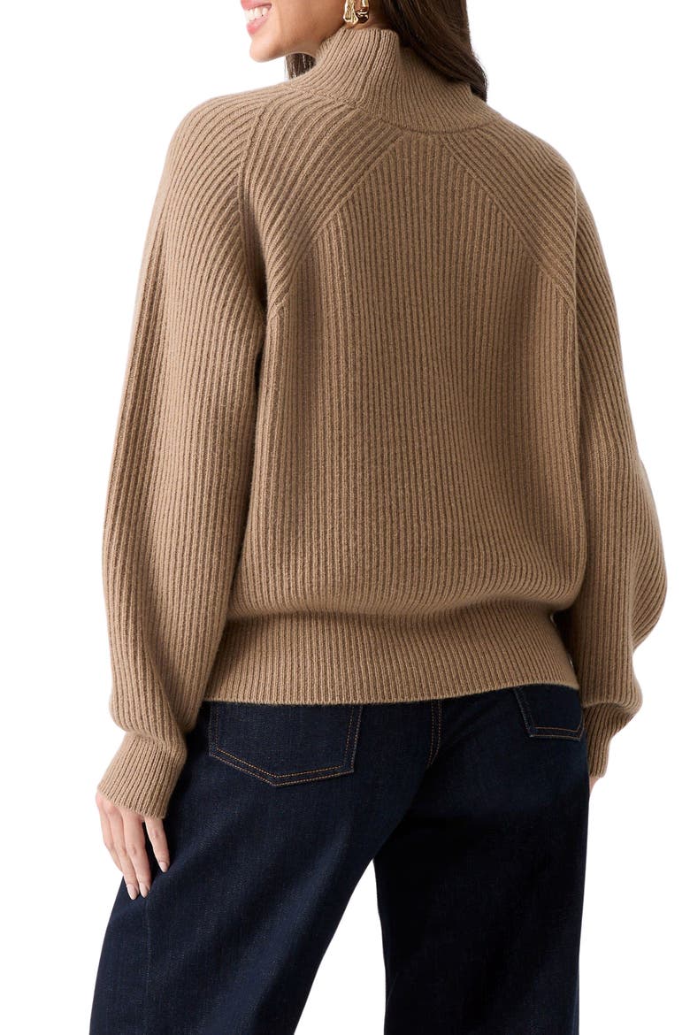 Denise Mock Neck Cashmere Blend Sweater, Alternate, color, F13Q-LIGHT