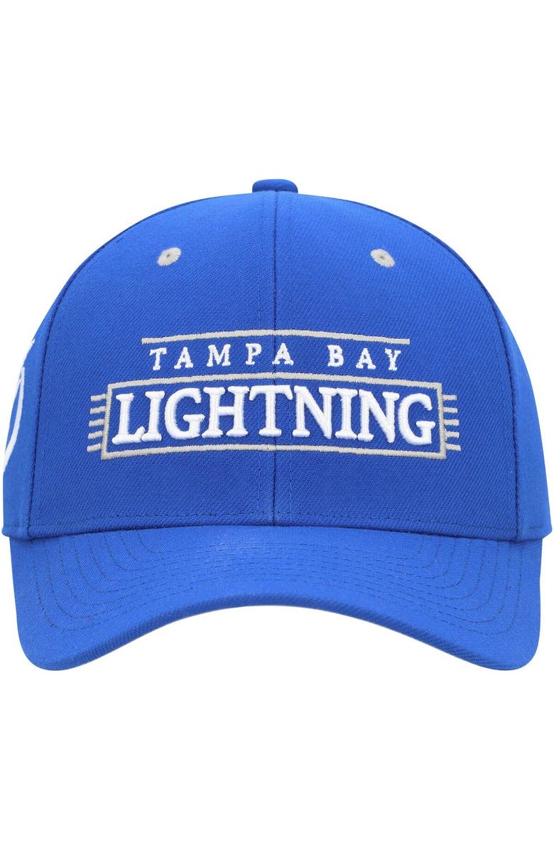 Mitchell & Ness Men's Mitchell & Ness Navy Tampa Bay Lightning LOFI Pro Snapback Hat, Alternate, color, 