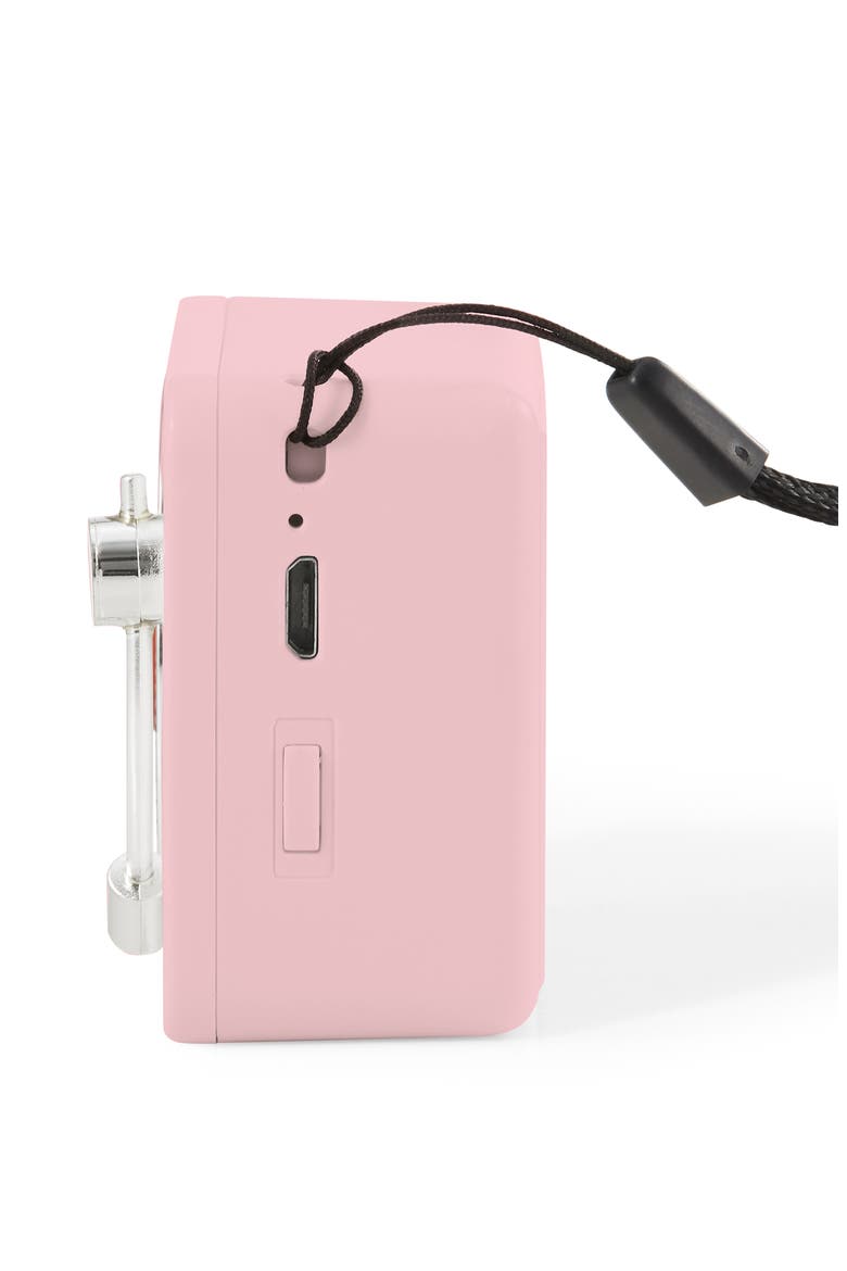 Mini Record Player Portable Bluetooth® Speaker, Alternate, color, PINK