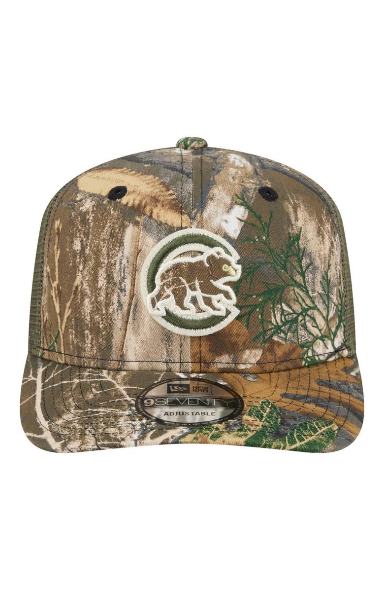 New Era Men's New Era Camo Chicago Cubs Realtree 9SEVENTY Adjustable Hat, Alternate, color, Camo