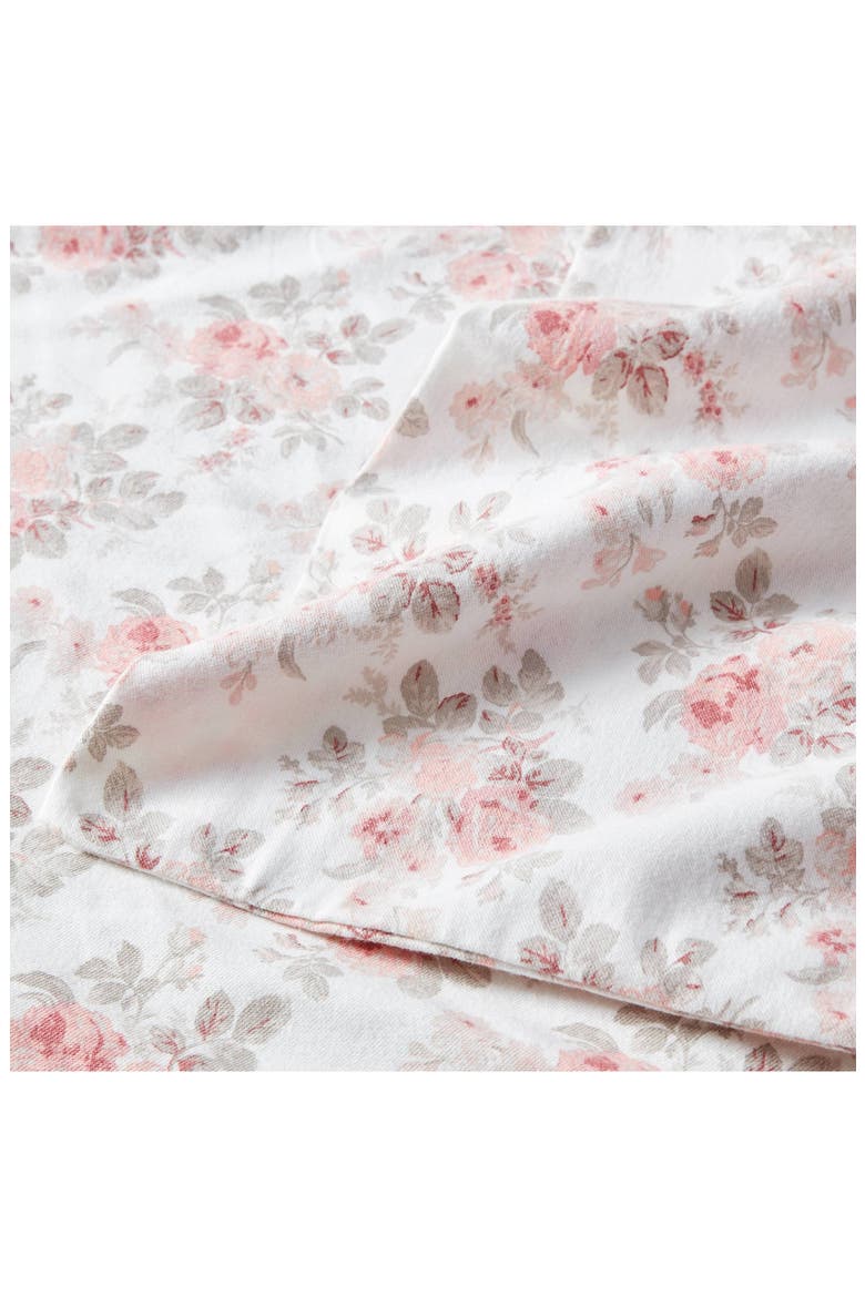 Lisalee Cotton Flannel Sheet Set, Alternate, color, LT-PASTEL PINK
