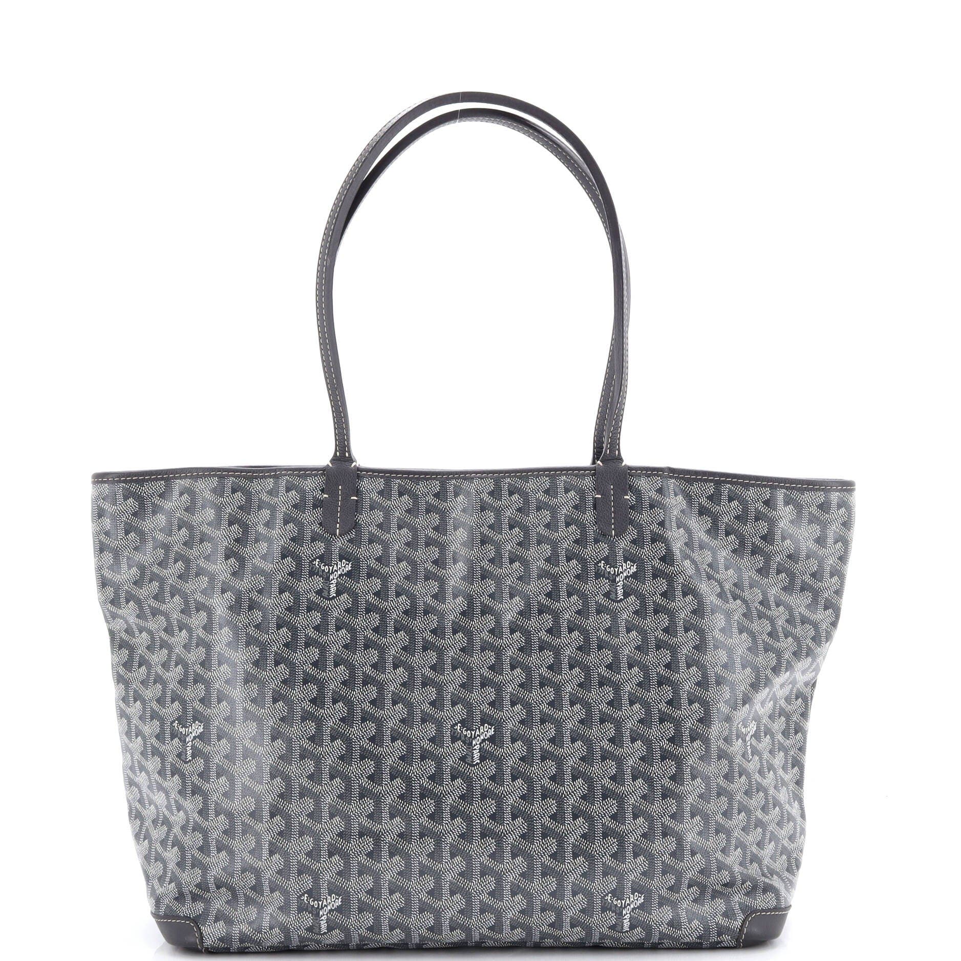 Pre-Owned Goyard Artois Tote Coated Canvas MM, Alternate, color, Gray
