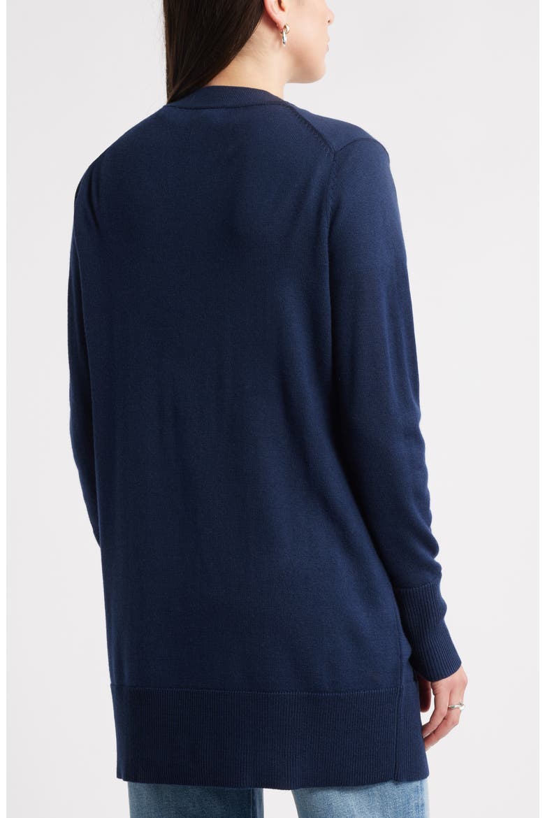 Everyday Open Front Cardigan, Alternate, color, NAVY STILL