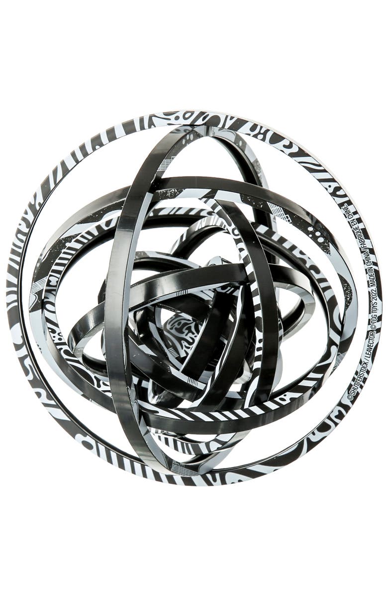 Spin Flip Puzzle Hypnotic 2L 14 Rings 2In1 Doublesided Puzzle, Alternate, color, Multicolored