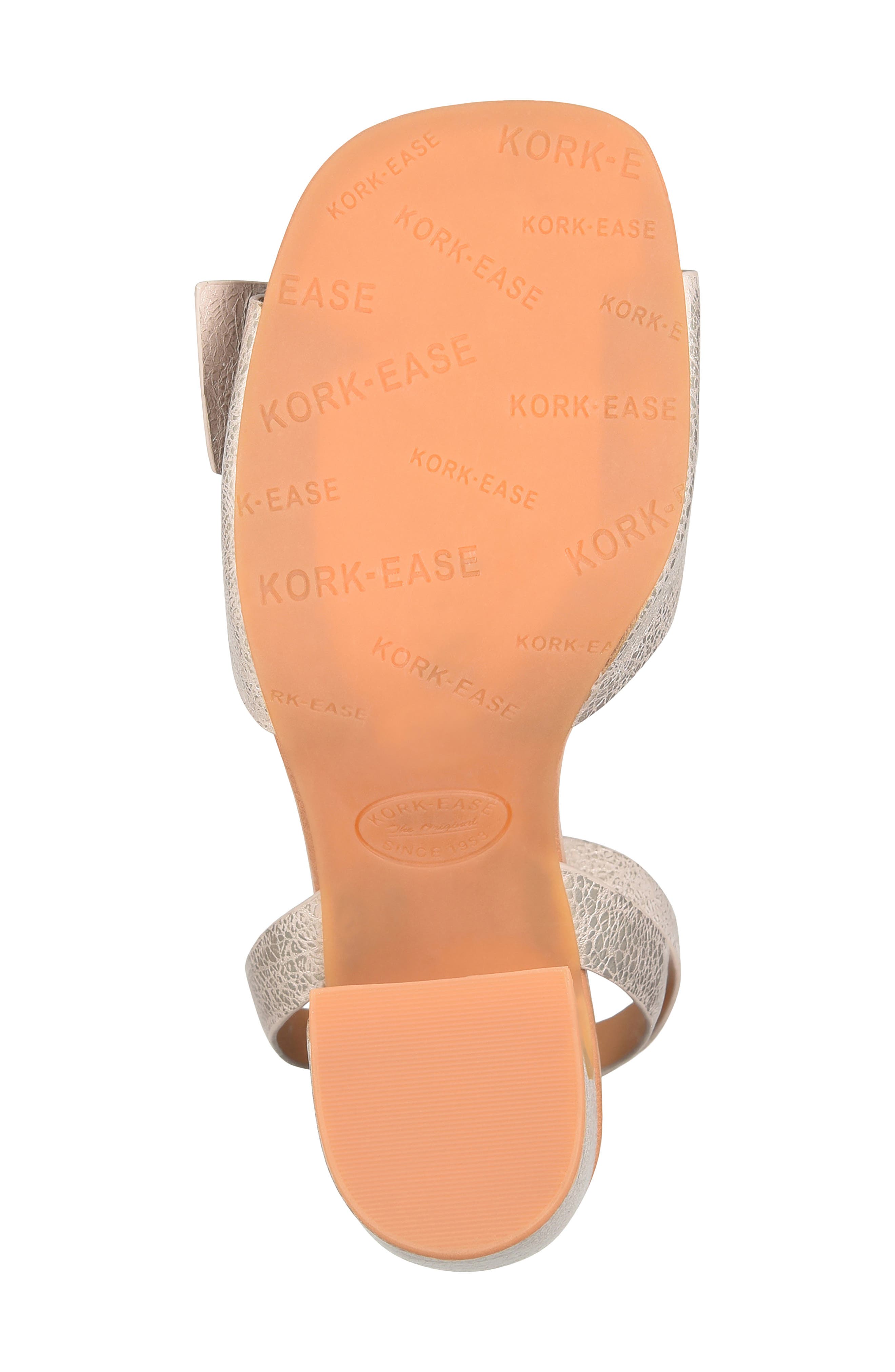 Kork-Ease<sup>®</sup> Brooke Ankle Strap Sandal, Alternate, color, Champagne Metallic