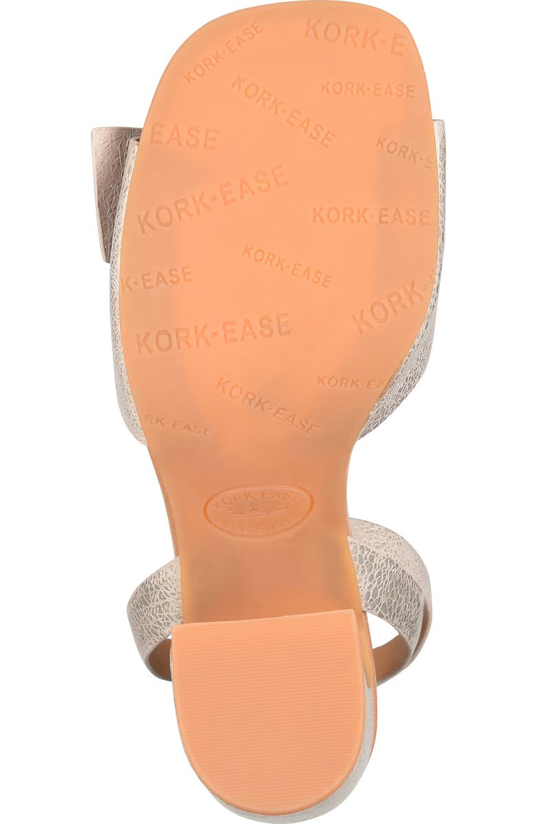 Kork-Ease<sup>®</sup> Brooke Ankle Strap Sandal, Alternate, color, Champagne Metallic