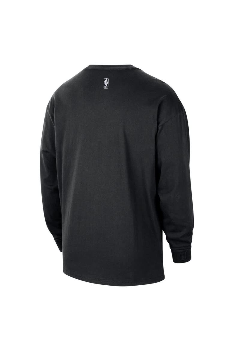 Men's Nike  Black Portland Trail Blazers 2025/26 City Edition Remix Essential Logo Long Sleeve T-Shirt, Alternate, color, Black