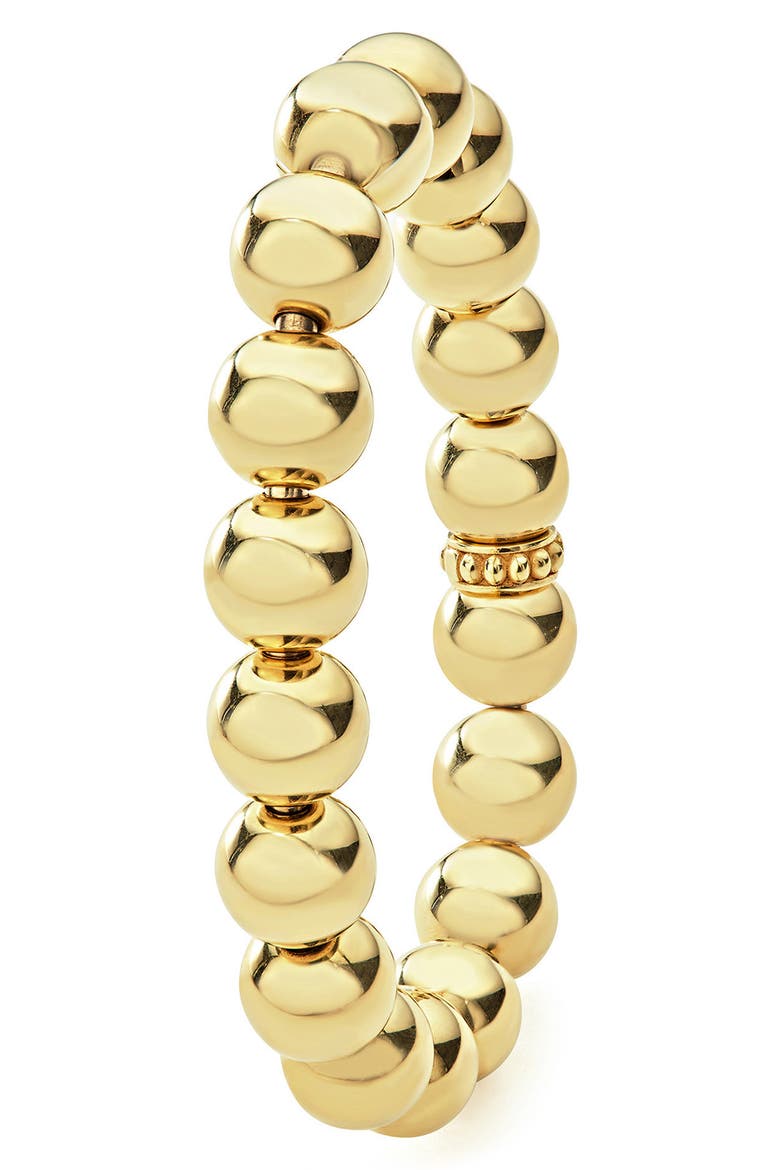 Caviar Beaded Bracelet, Alternate, color, YELLOW GOLD