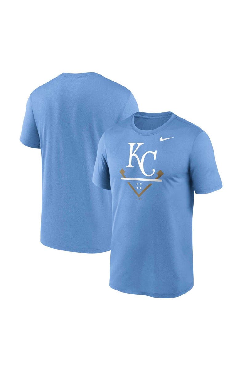 Nike Men's Nike Light Blue Kansas City Royals Big & Tall Icon Legend Performance T-Shirt, Main, color, 