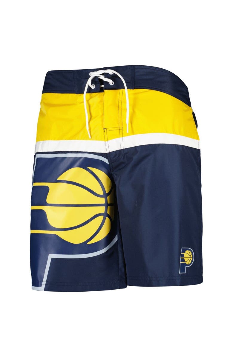 G-III SPORTS BY CARL BANKS Men's G-III Sports by Carl Banks Navy Indiana Pacers Sea Wind Swim Trunks, Alternate, color,