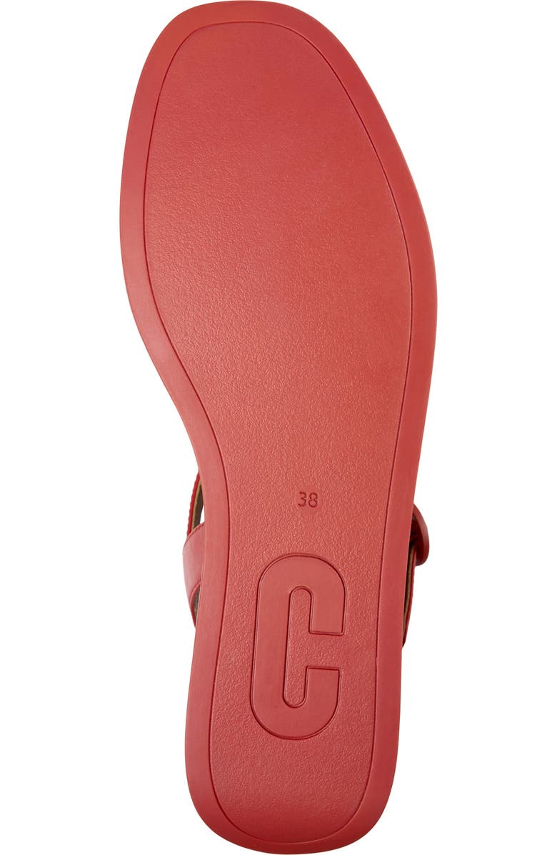 Camper Misia Platform Sandal, Alternate, color, Bright Red