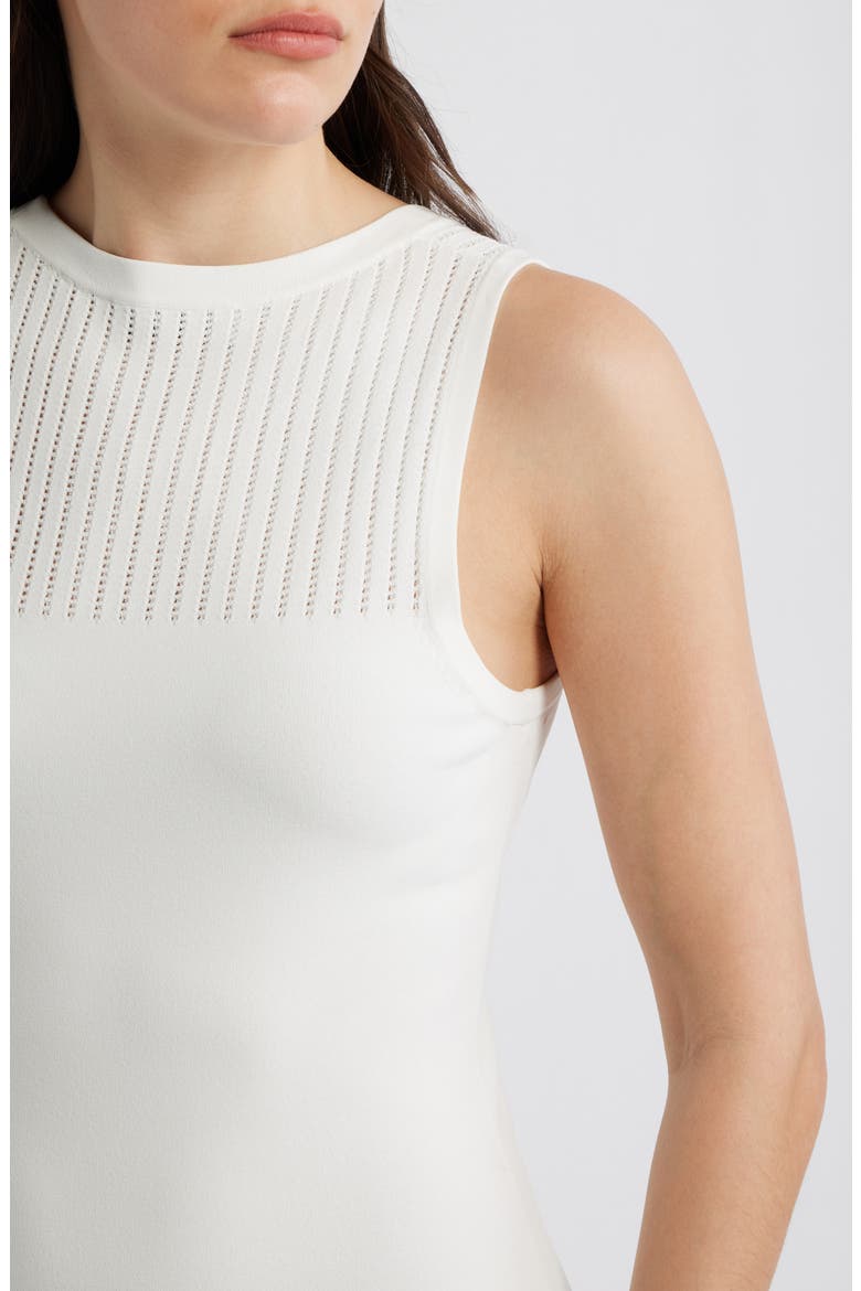 The Alana 3D Flower Sleeveless Maxi Dress, Alternate, color, SKY WHITE