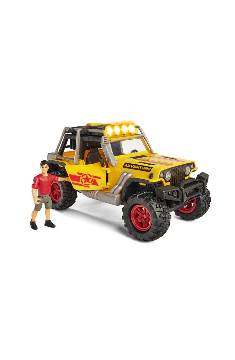 Dickie Toys HK Ltd Light & Sound Jeep Adventure Playset, Main, color, Multicolored