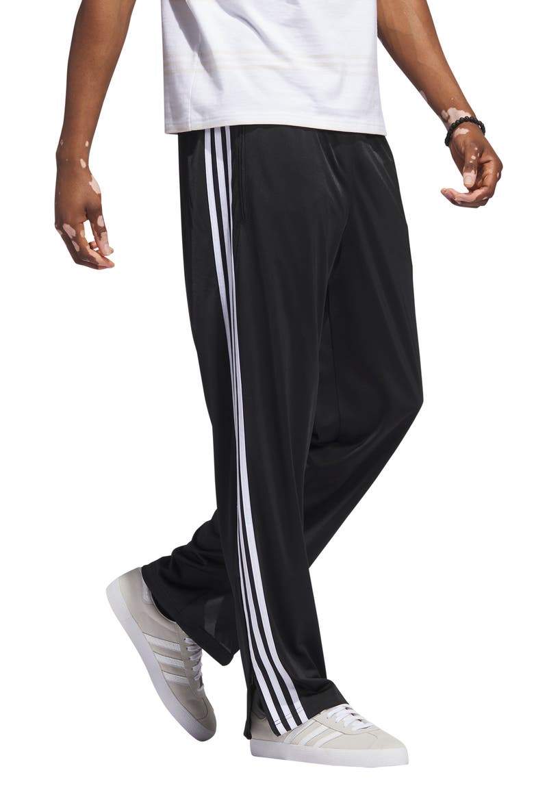 Firebird Recycled Polyester Track Pants, Alternate, color, BLACK/WHIT