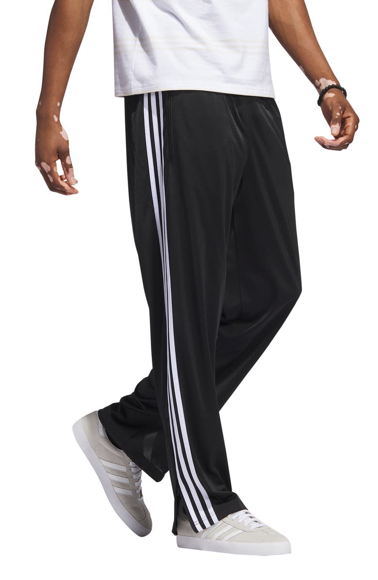 adidas Originals Firebird Recycled Polyester Track Pants, Alternate, color, Black/Whit