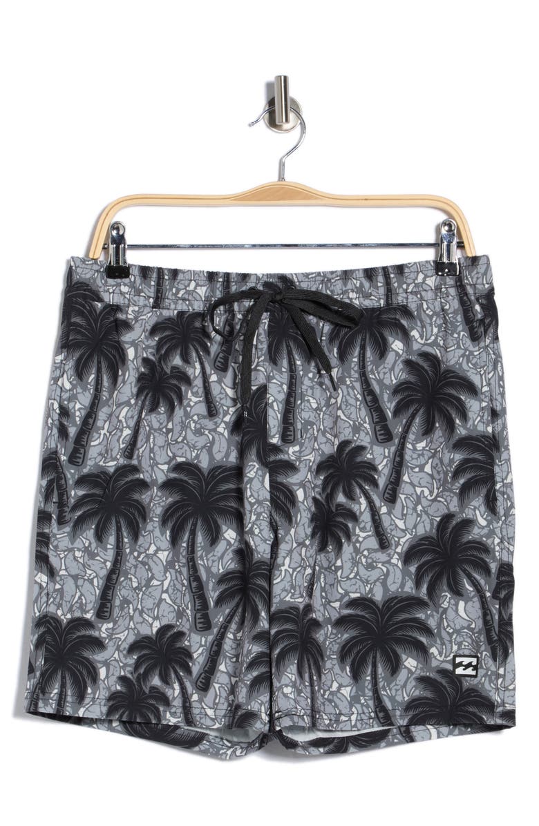 Billabong Radical Volley Swim Trunks, Alternate, color, Black
