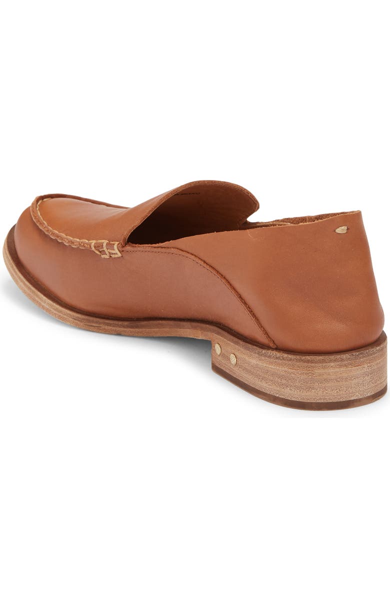 Beek Pepper Moc Toe Loafer, Alternate, color, Cognac