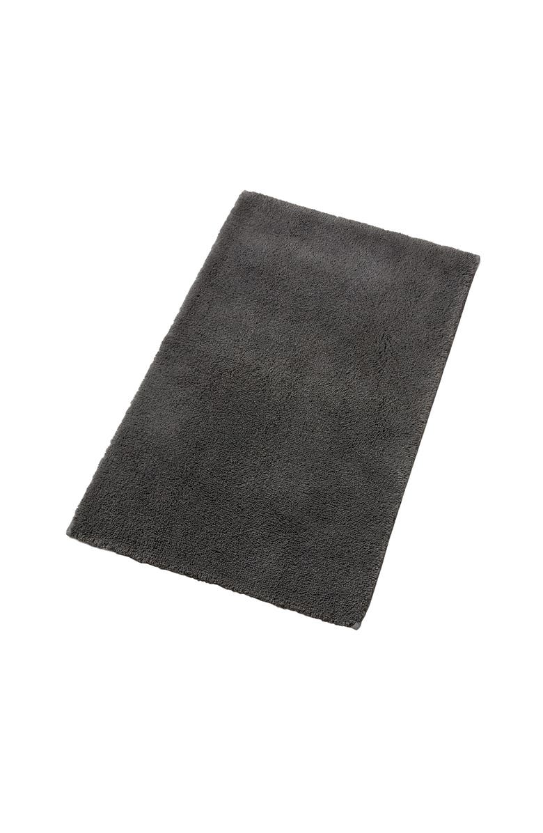 CHRISTY Deep Pile Thick Non-Slip Bath Rug, Main, color, Ash Gray