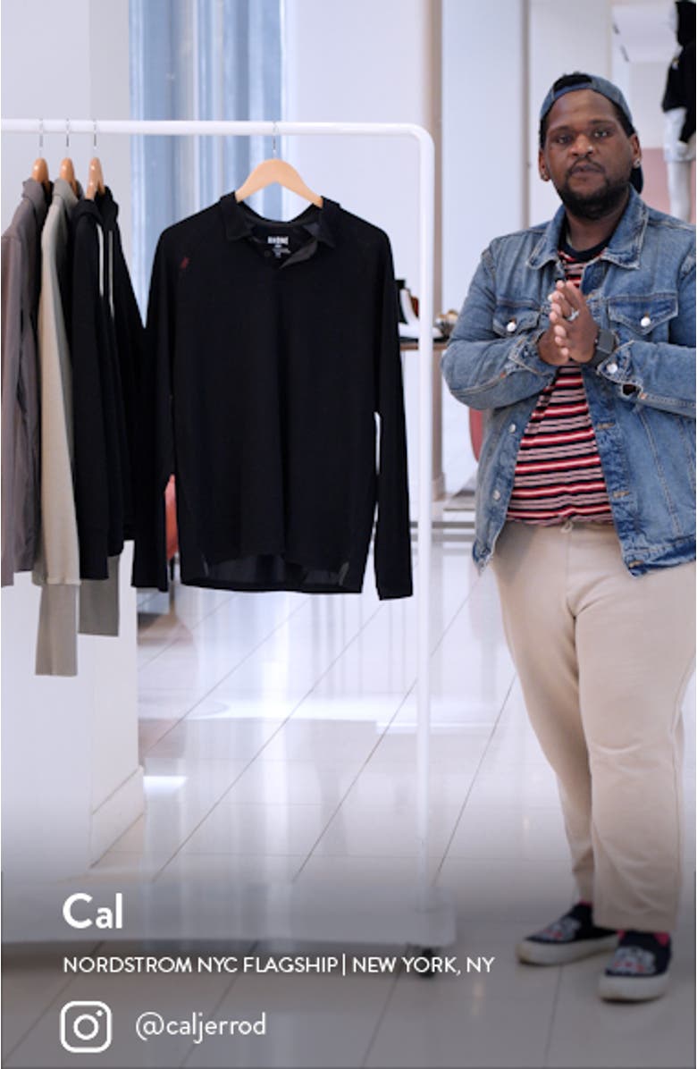 Delta Piqué Long Sleeve Golf Polo, sales video thumbnail