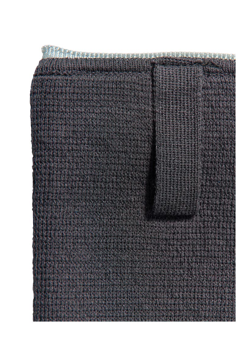 Contrasted Trim Knit Shorts, Alternate, color, DARK BLUE