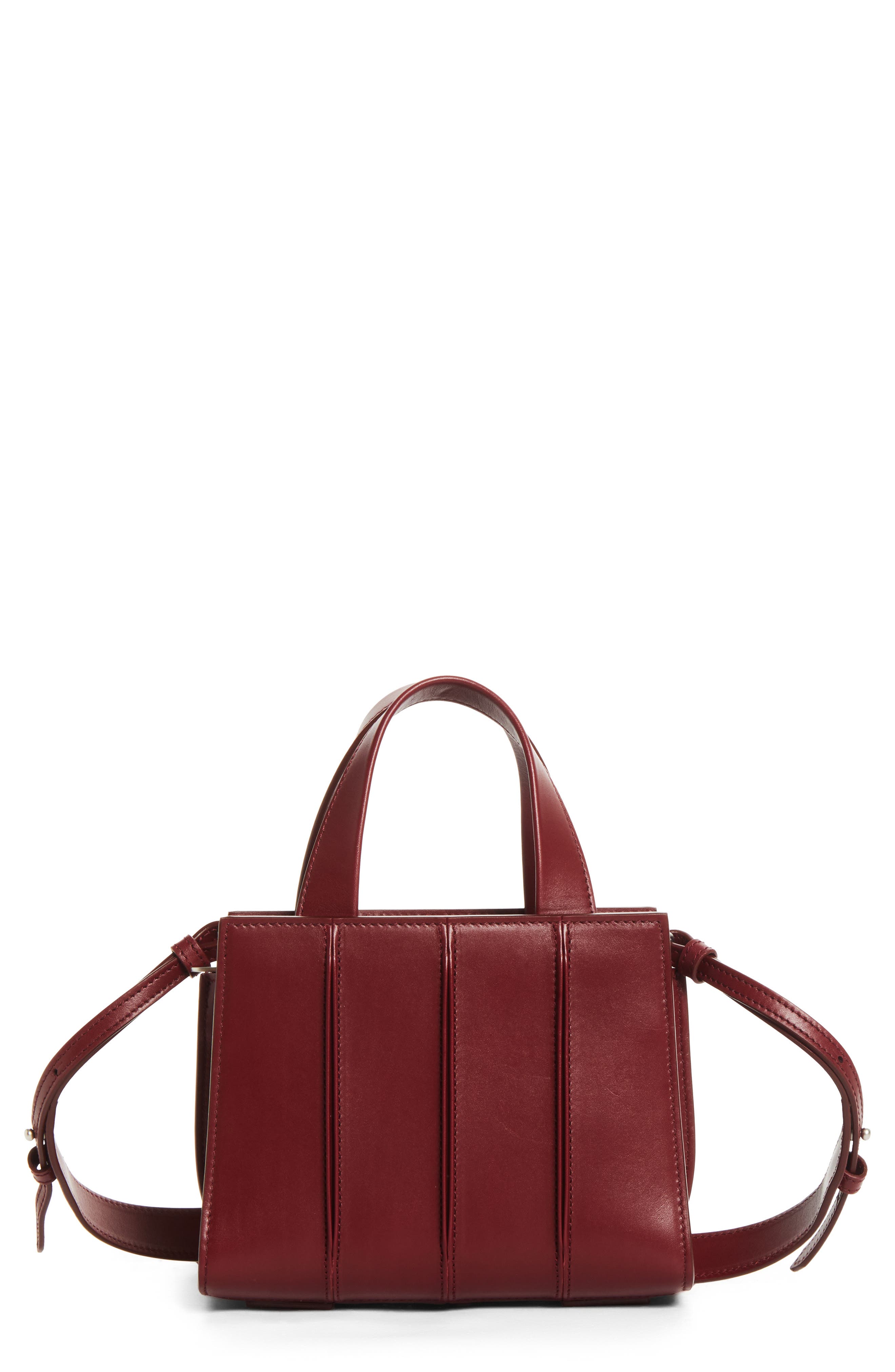 Max Mara Micro Whitney Crossbody Bag, Main, color, Red