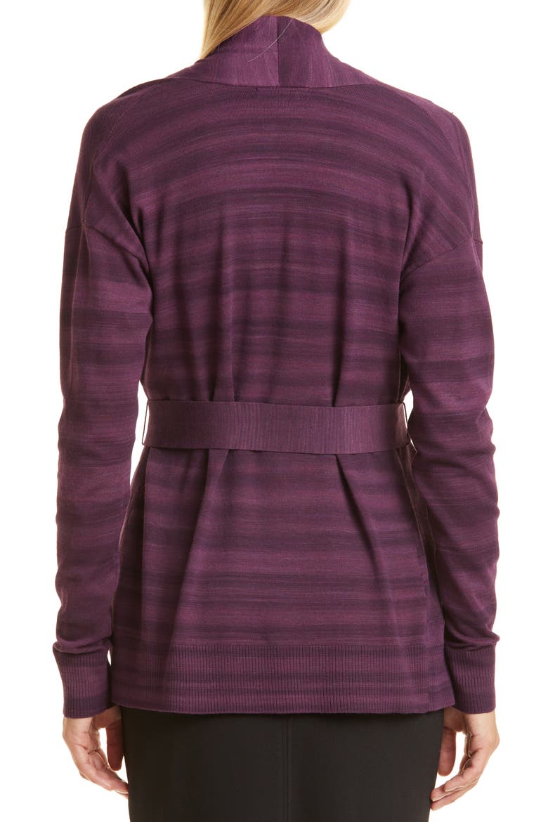 The Yuri Belted Cardigan, Alternate, color, PURPLE MULTI