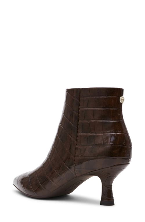 Anne Klein Francesca Kitten Heel Bootie In Animal Print