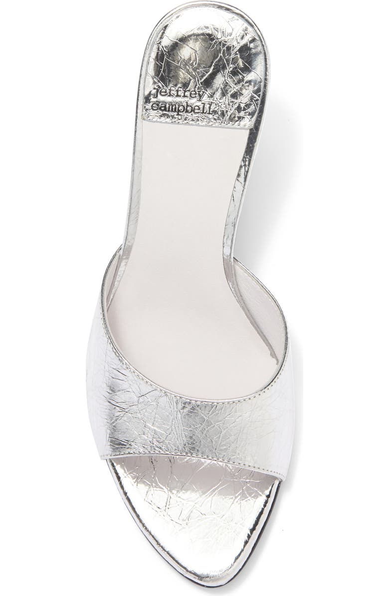 Jeffrey Campbell Agent Slide Sandal, Alternate, color, Silver Metallic